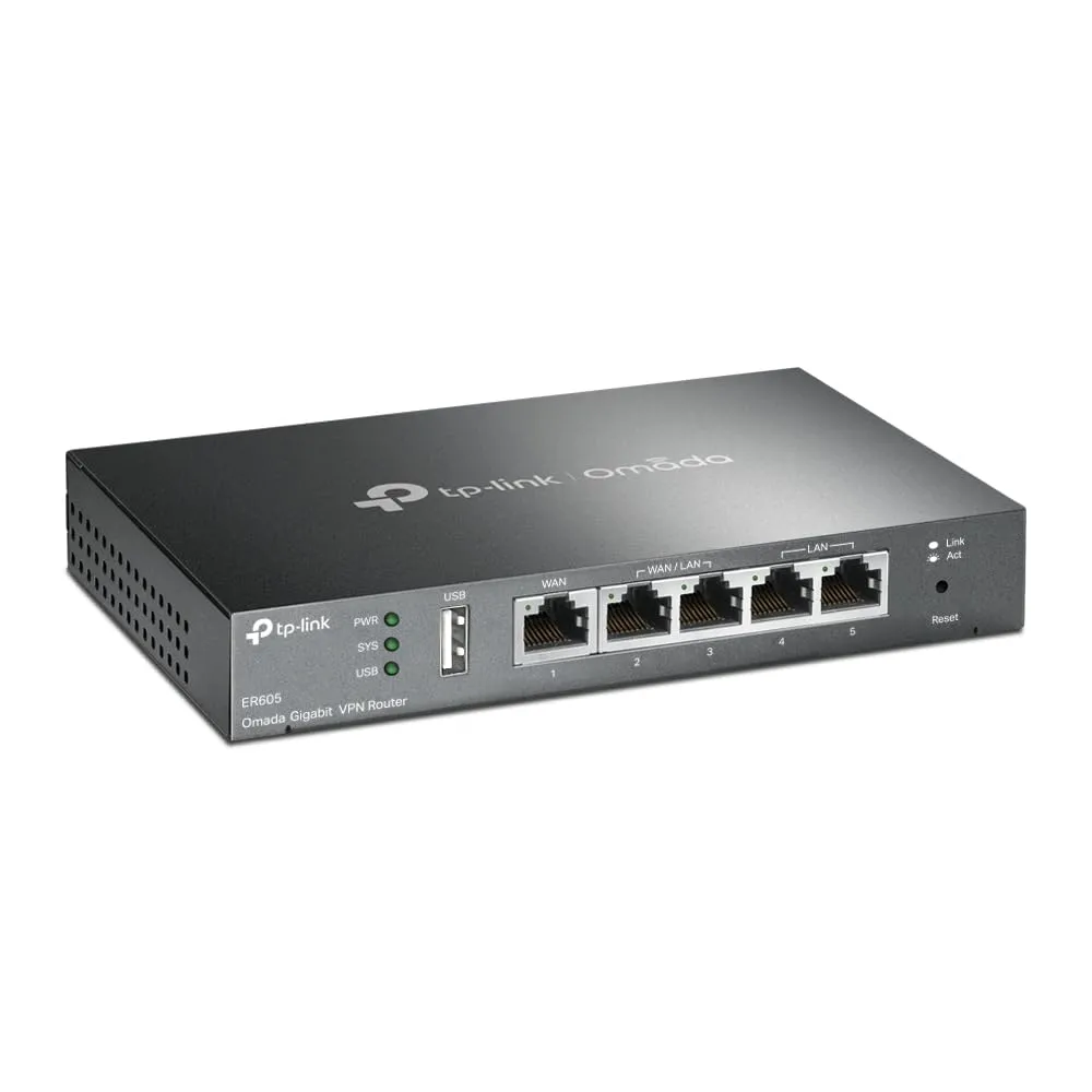 TP-Link ER605 Omada Gigabit VPN Router (Load Balancer) view 4